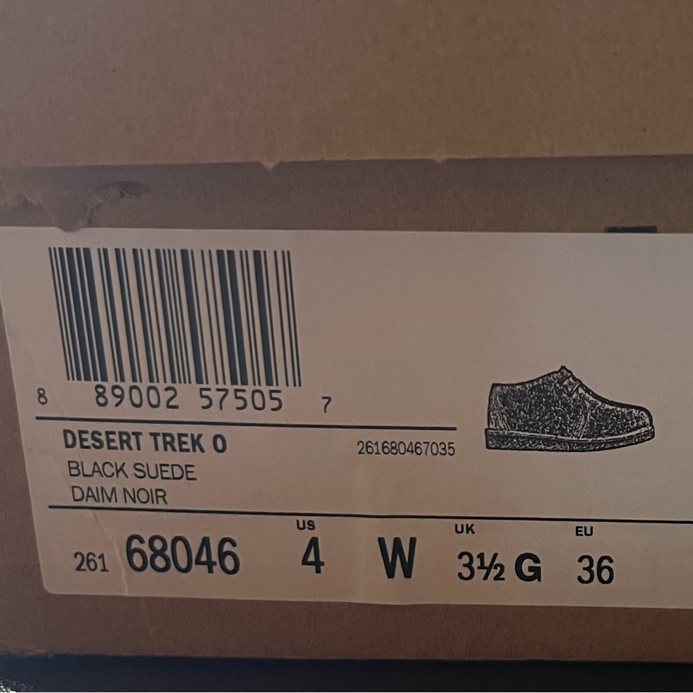 DESERT TREK O BLACK SUEDE